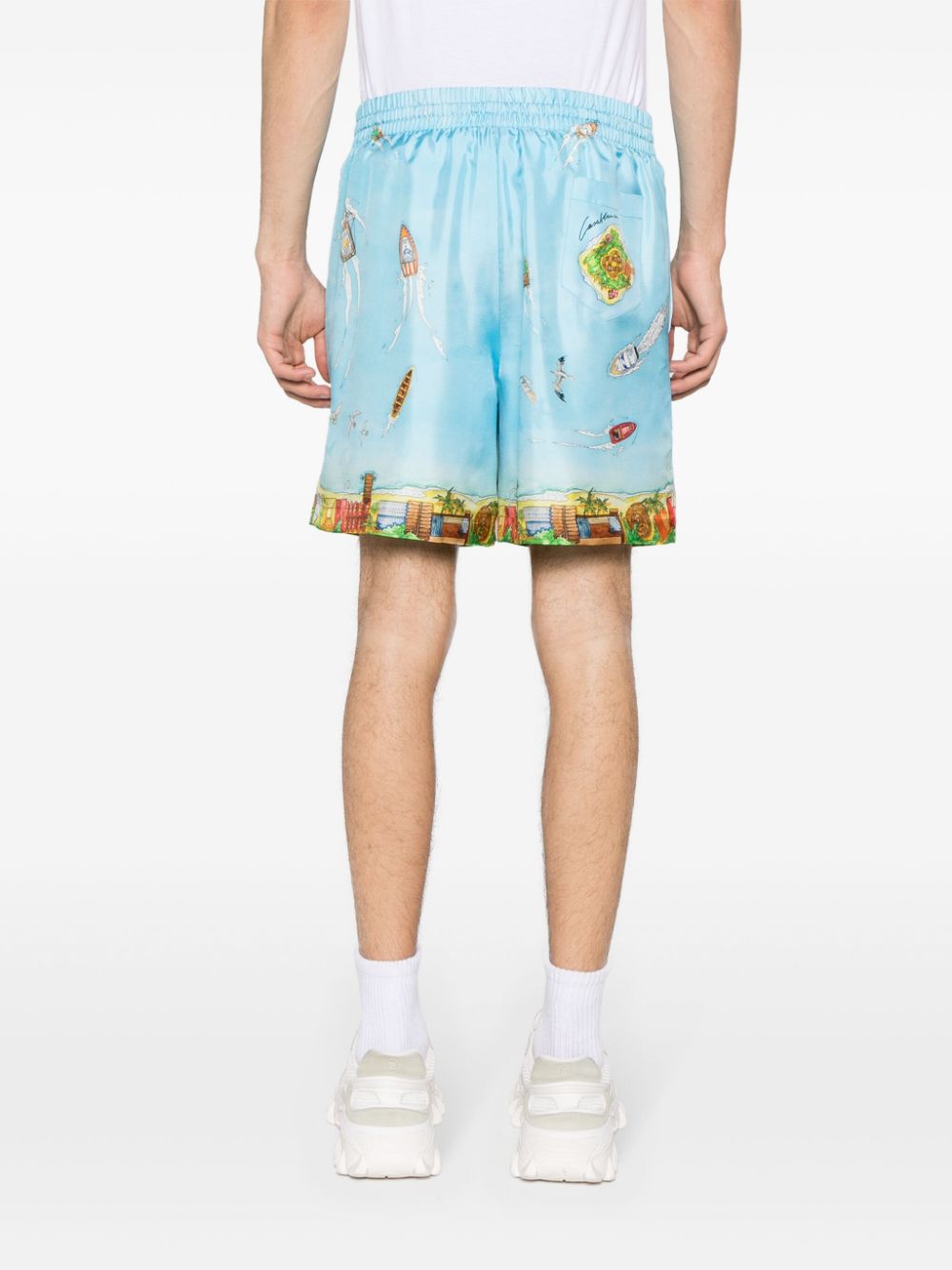 Short en soie Maison Sur Piloti