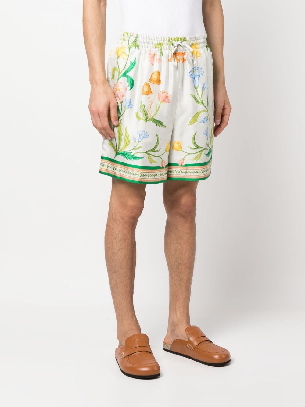 Short en soie L'Arche de Fleurie