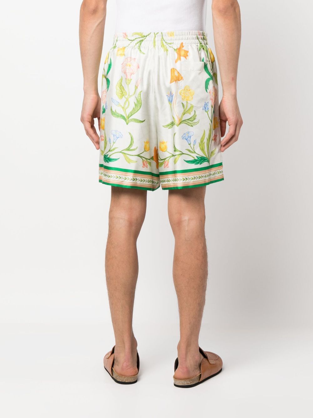 Short en soie L'Arche de Fleurie