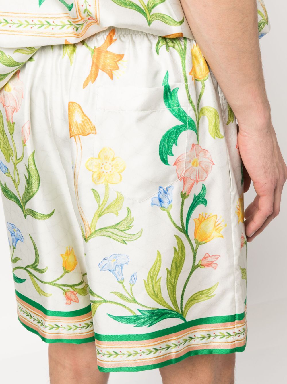 Short en soie L'Arche de Fleurie