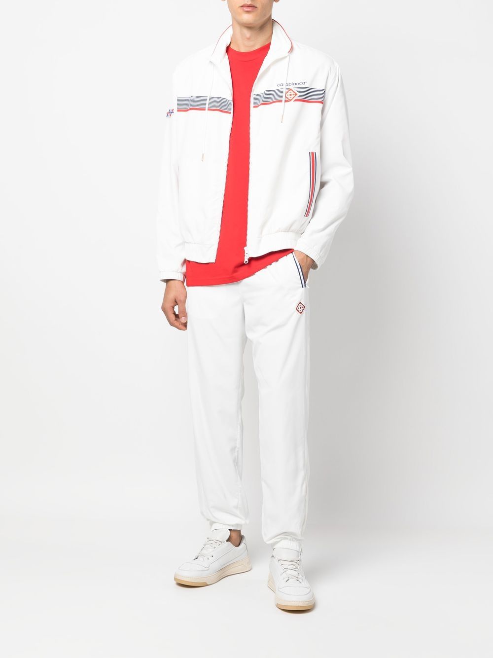 pantalon de survêtement à imprimé logo