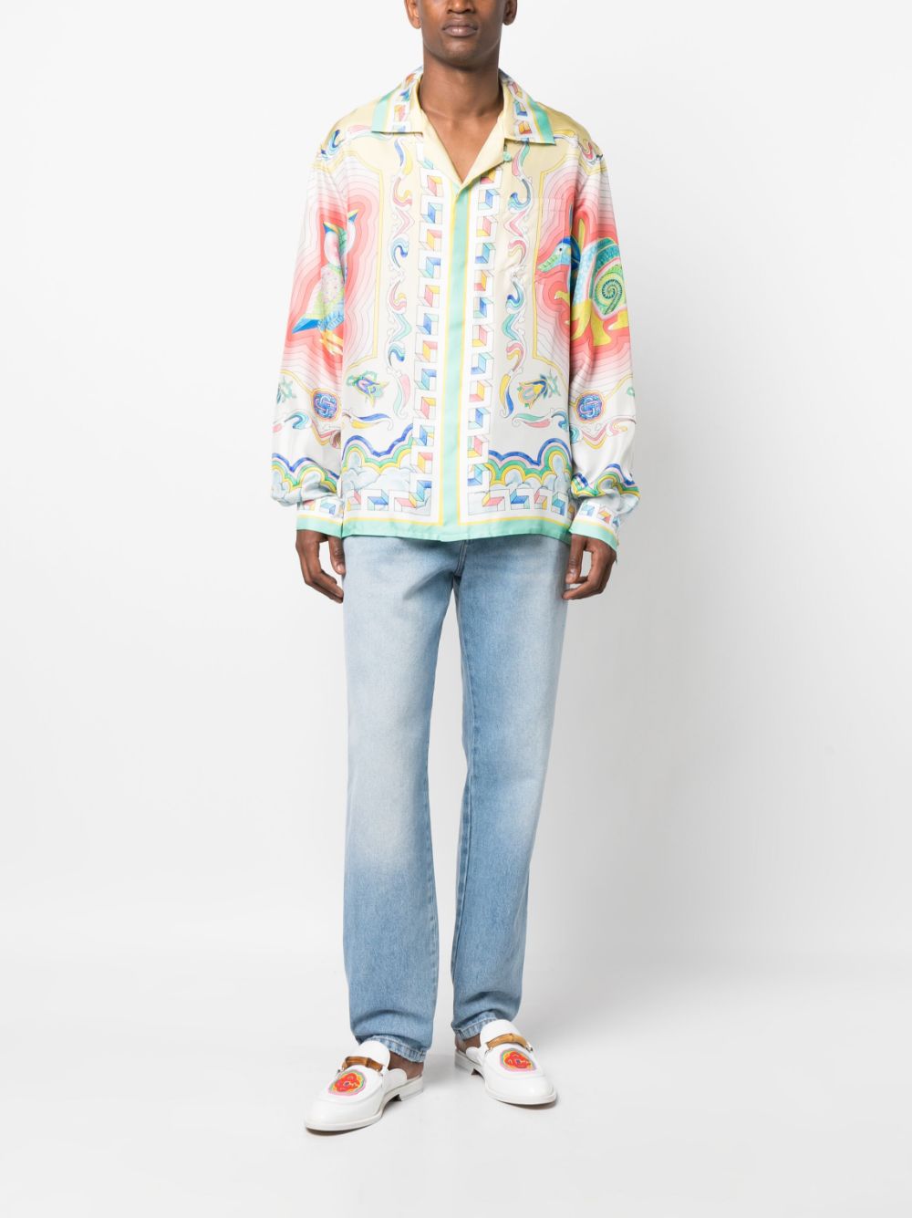 Souvenir silk shirt
