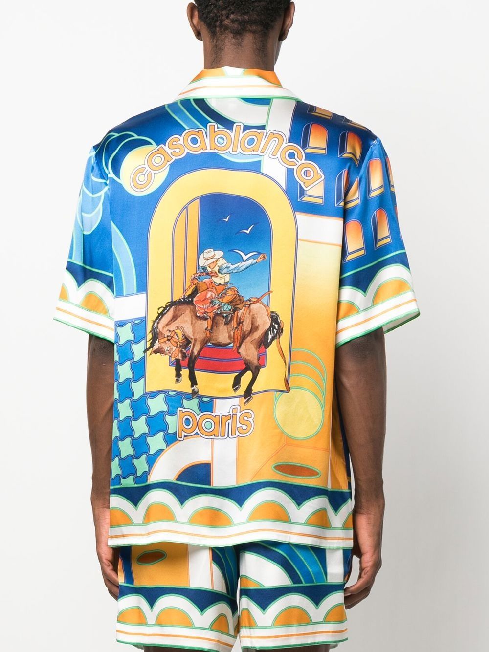 Paysage print shirt