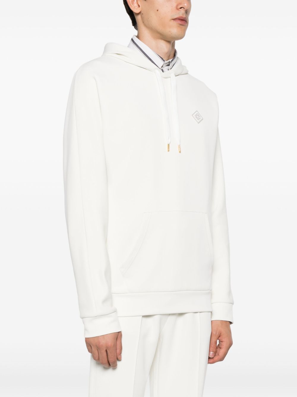 Sweat à capuche avec logo appliqué