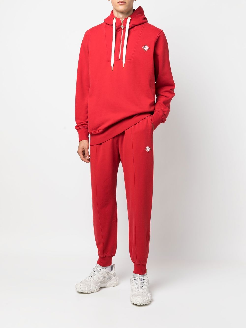 pantalon de survêtement avec patch logo