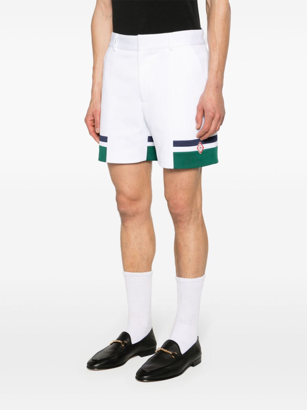 Short de sport à rayures