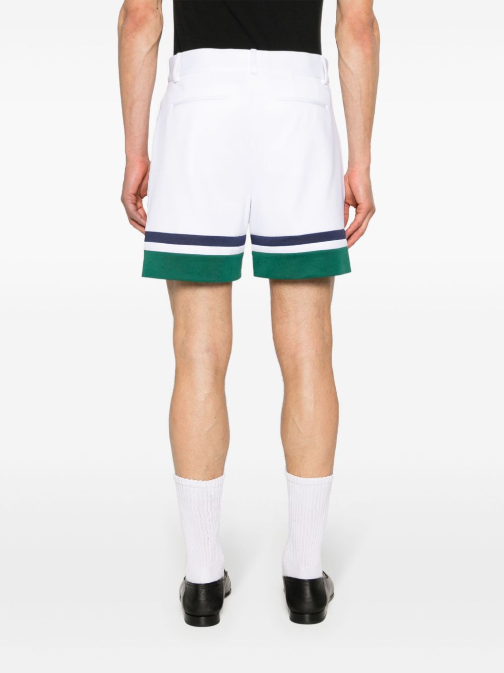 Short de sport à rayures