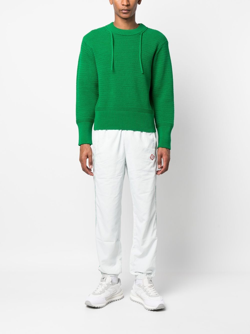 pantalon de survêtement avec patch logo