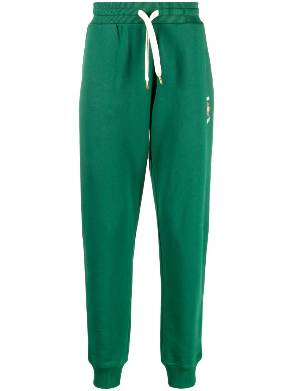pantalon de survêtement en coton avec logo imprimé