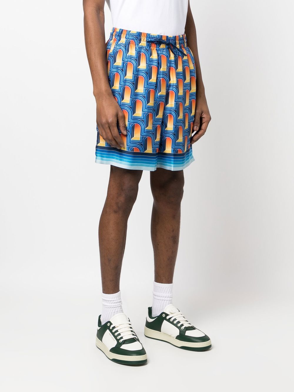 Short en soie L'Arche de Nuit