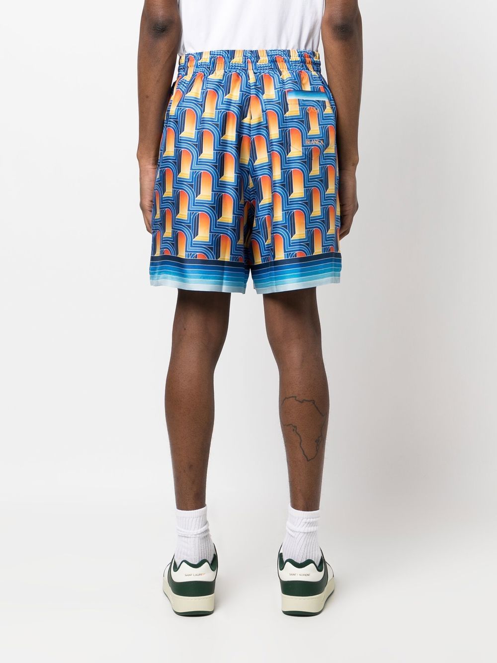 Short en soie L'Arche de Nuit