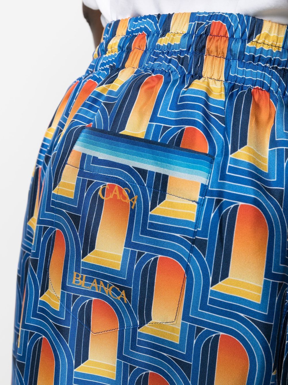 Short en soie L'Arche de Nuit