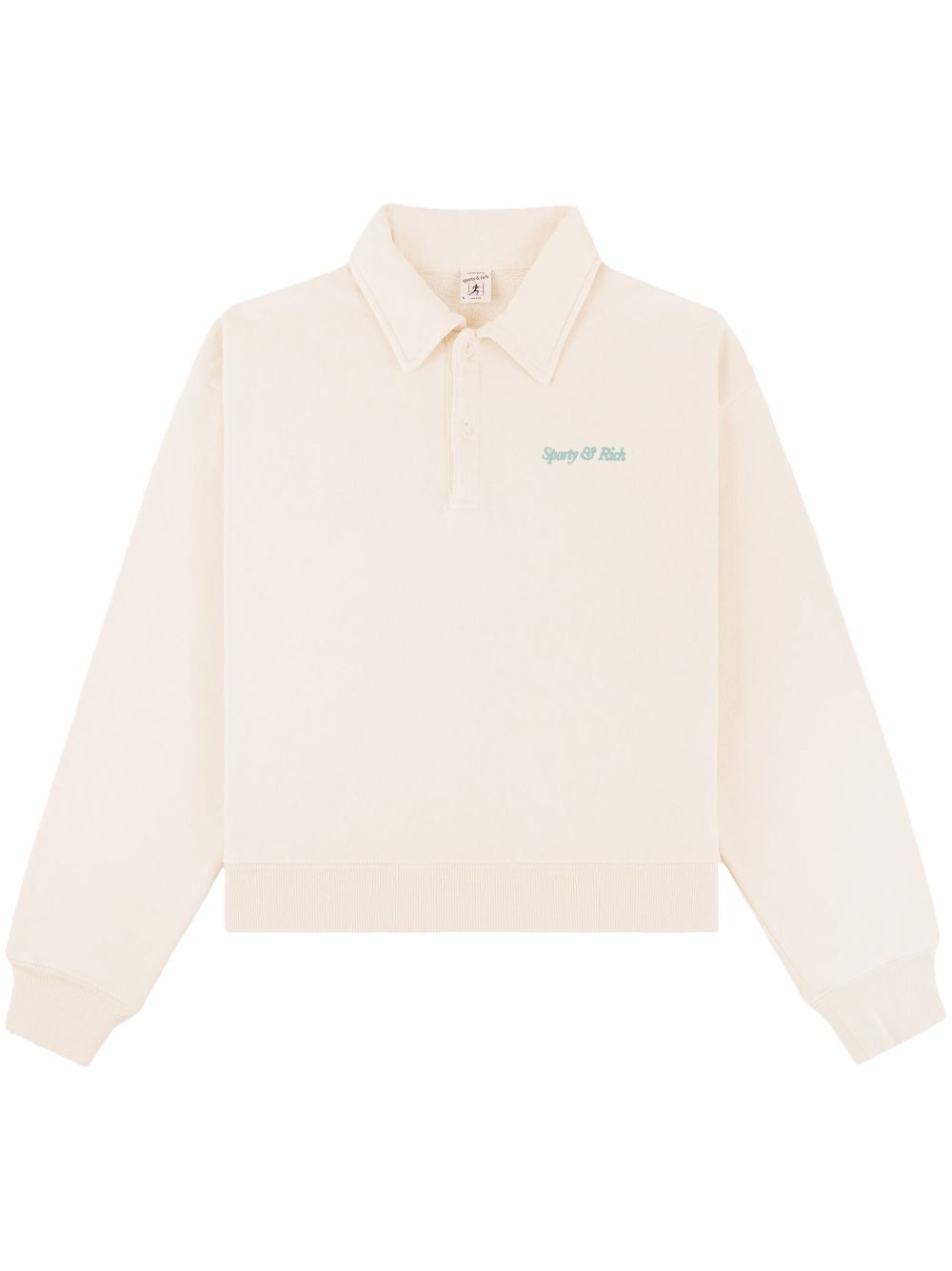 logo-embroidered cotton polo shirt