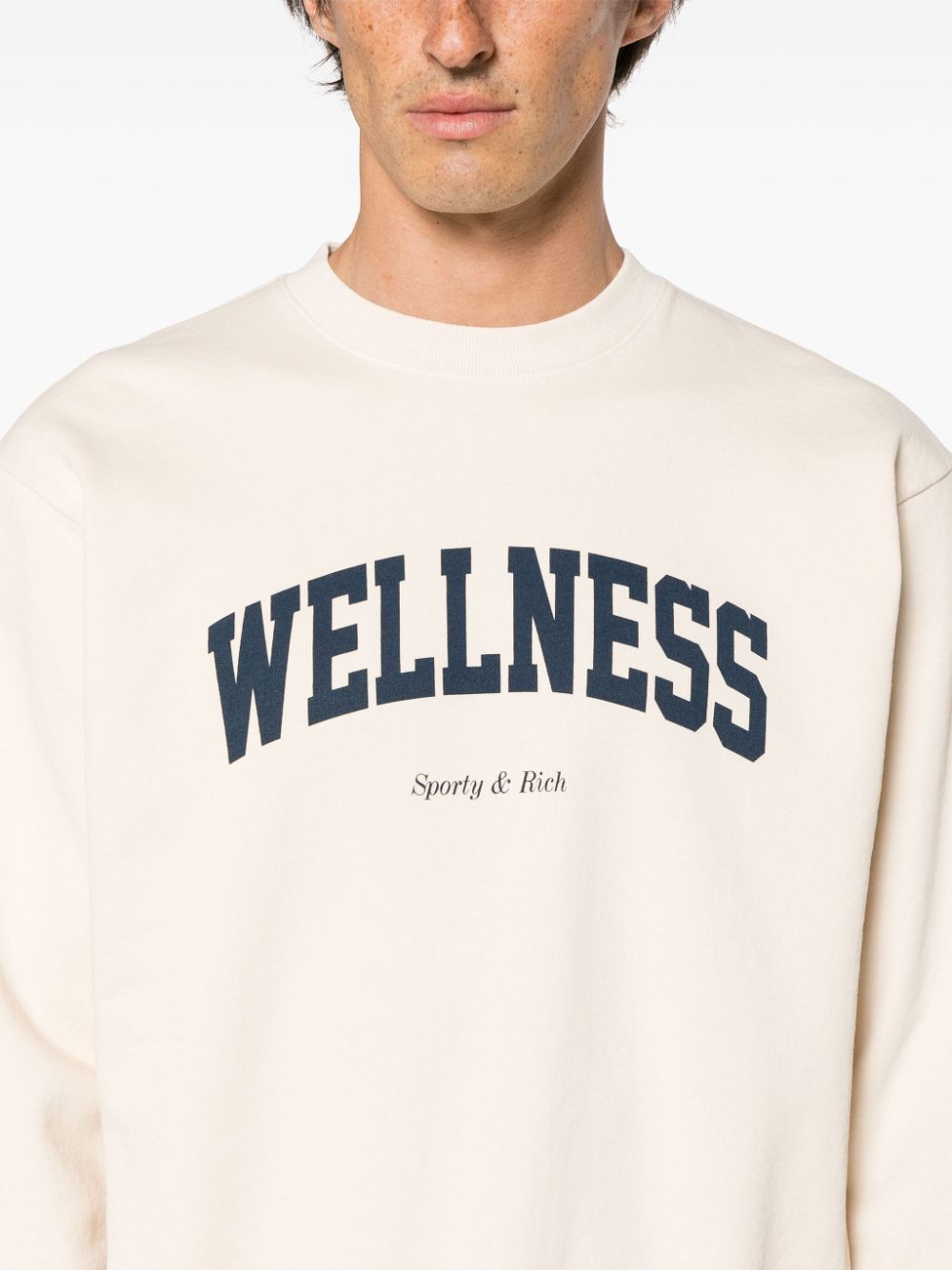 Sweat-shirt en coton Wellness Ivy