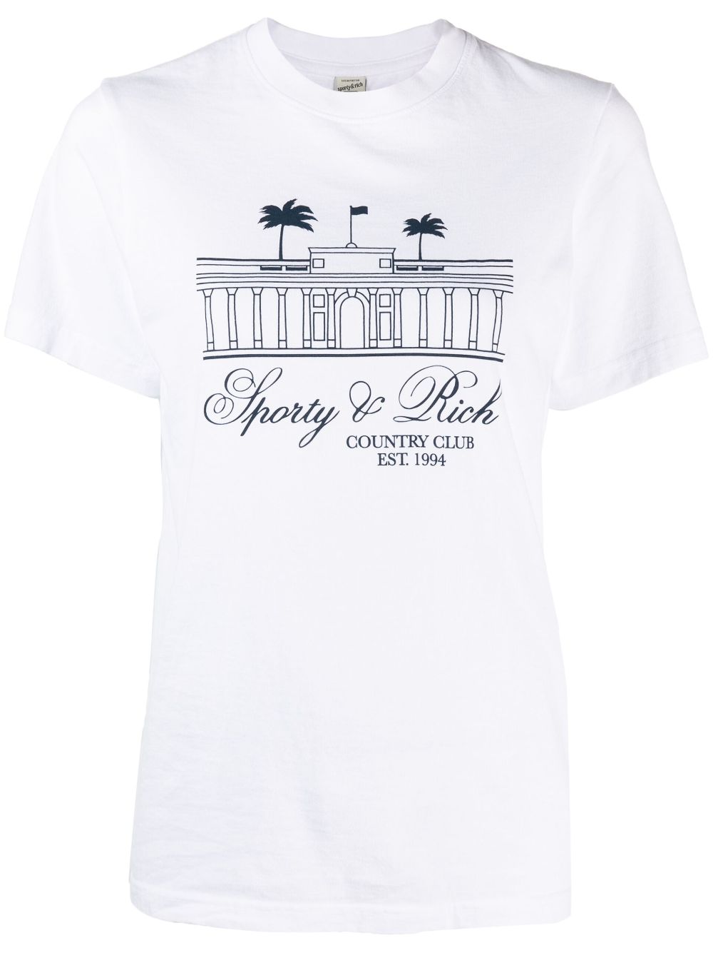 logo-print cotton T-shirt