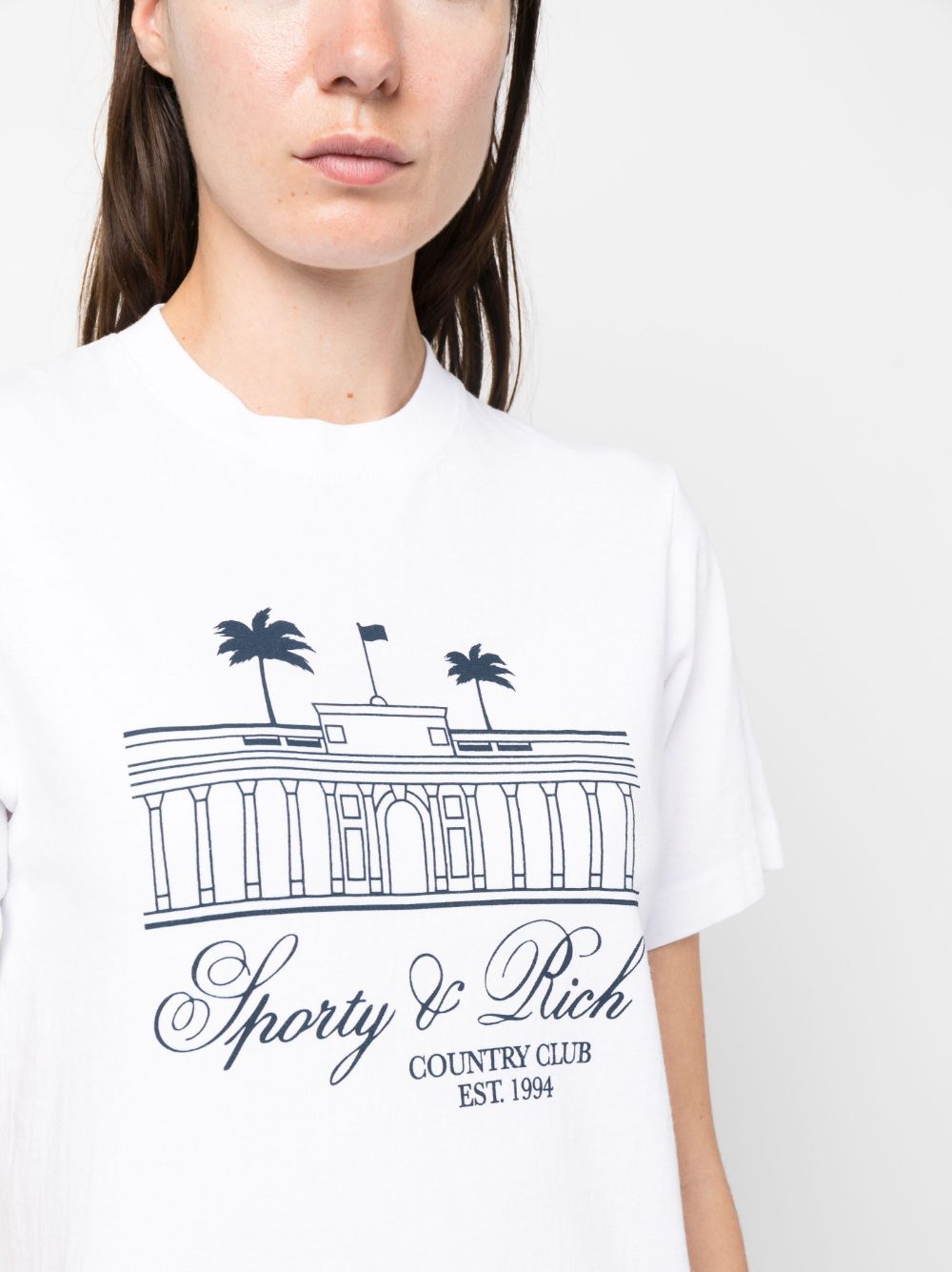 logo-print cotton T-shirt