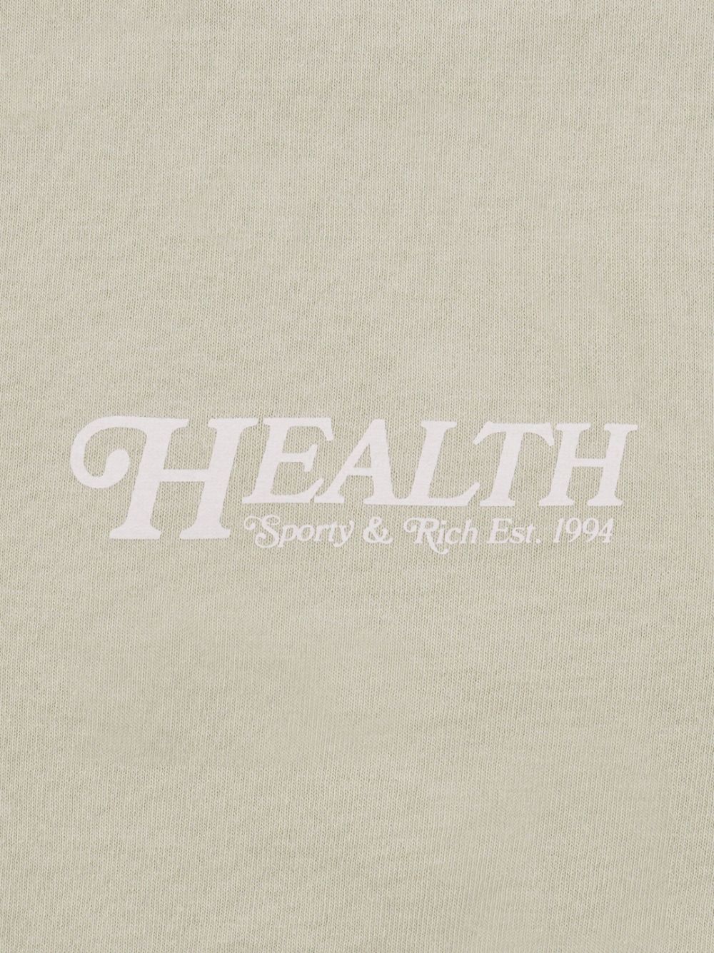 "60s Health" logo-print cotton jumper