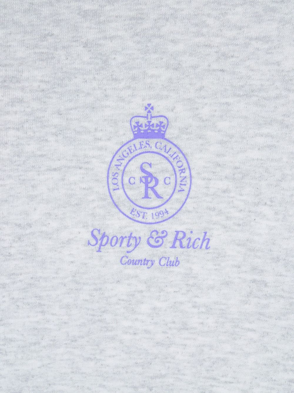 Crown motif-print sweatshirt