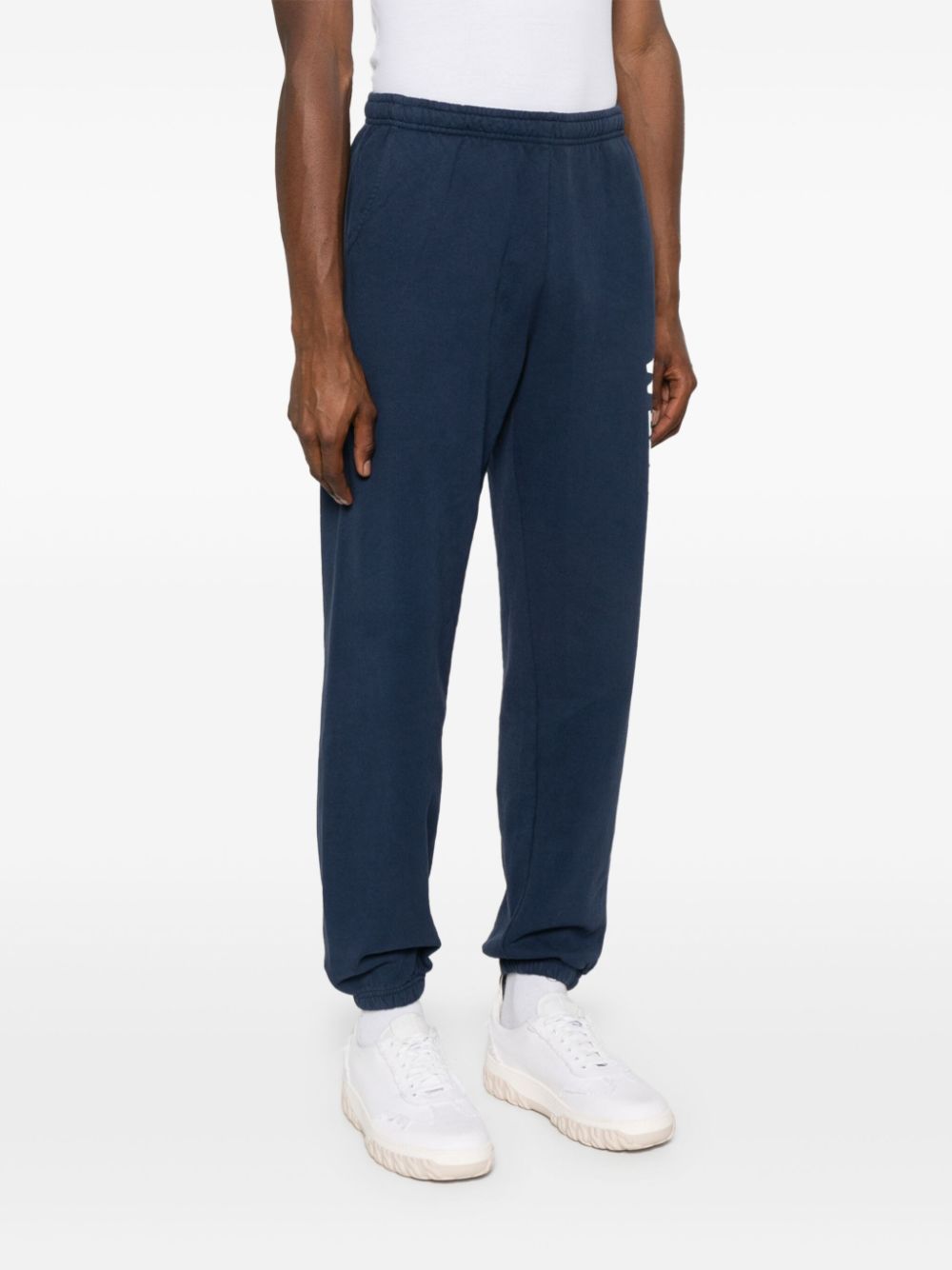 logo-print tapered trousers