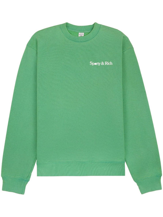 logo-print cotton sweatshirt