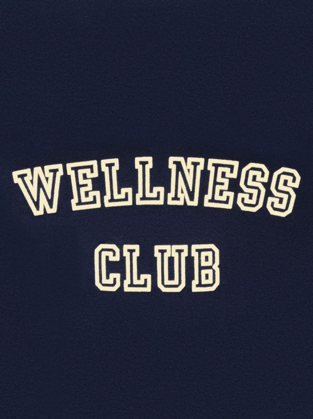 slogan-print cotton hoodie