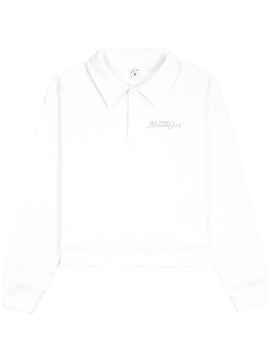 Health Club logo-print polo shirt