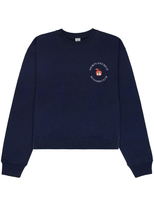 Big Apple cropped sweatshirt