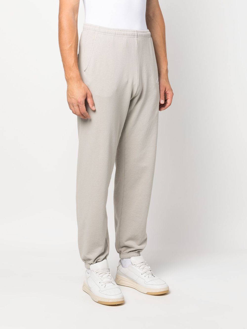 logo-print cotton track trousers