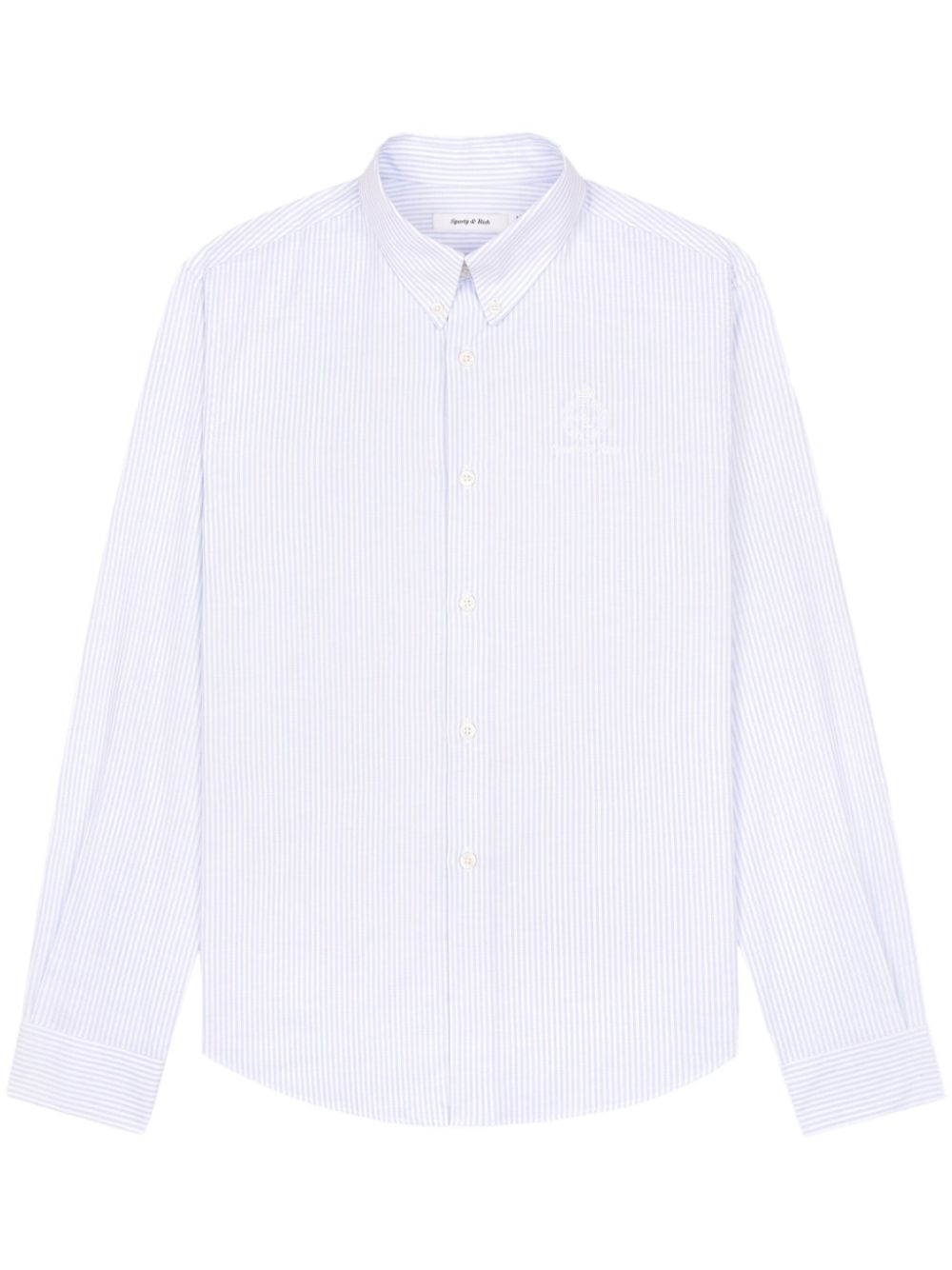 crown-logo striped Oxford shirt