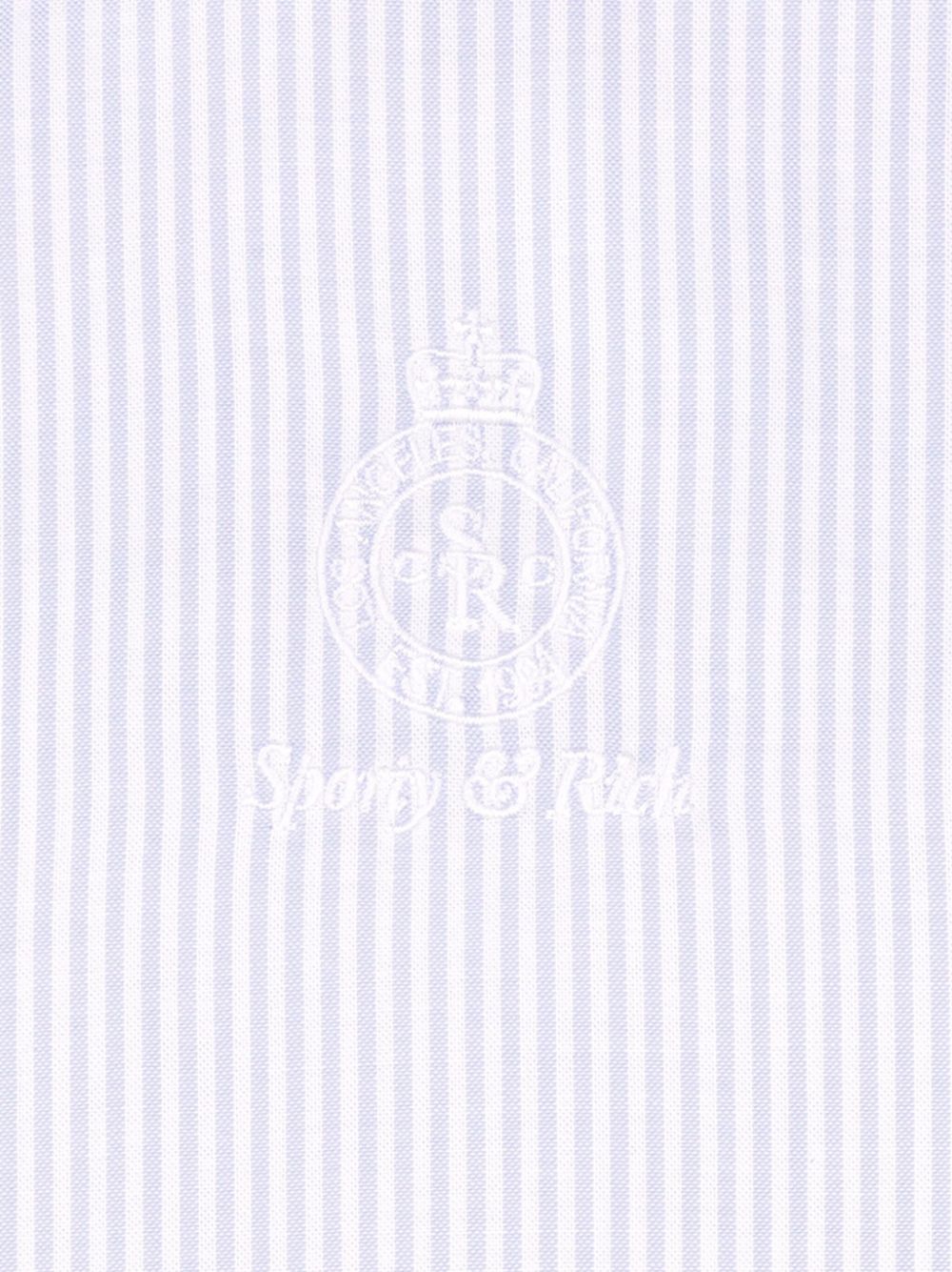 crown-logo striped Oxford shirt