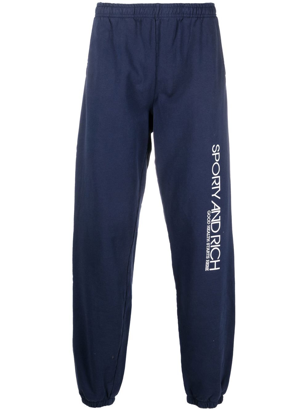 logo-print detail track pants