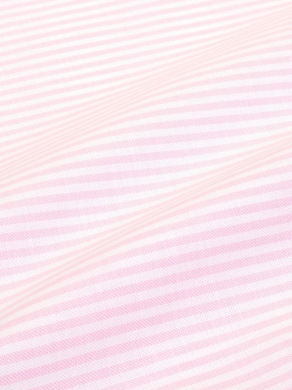 striped button-up shirt