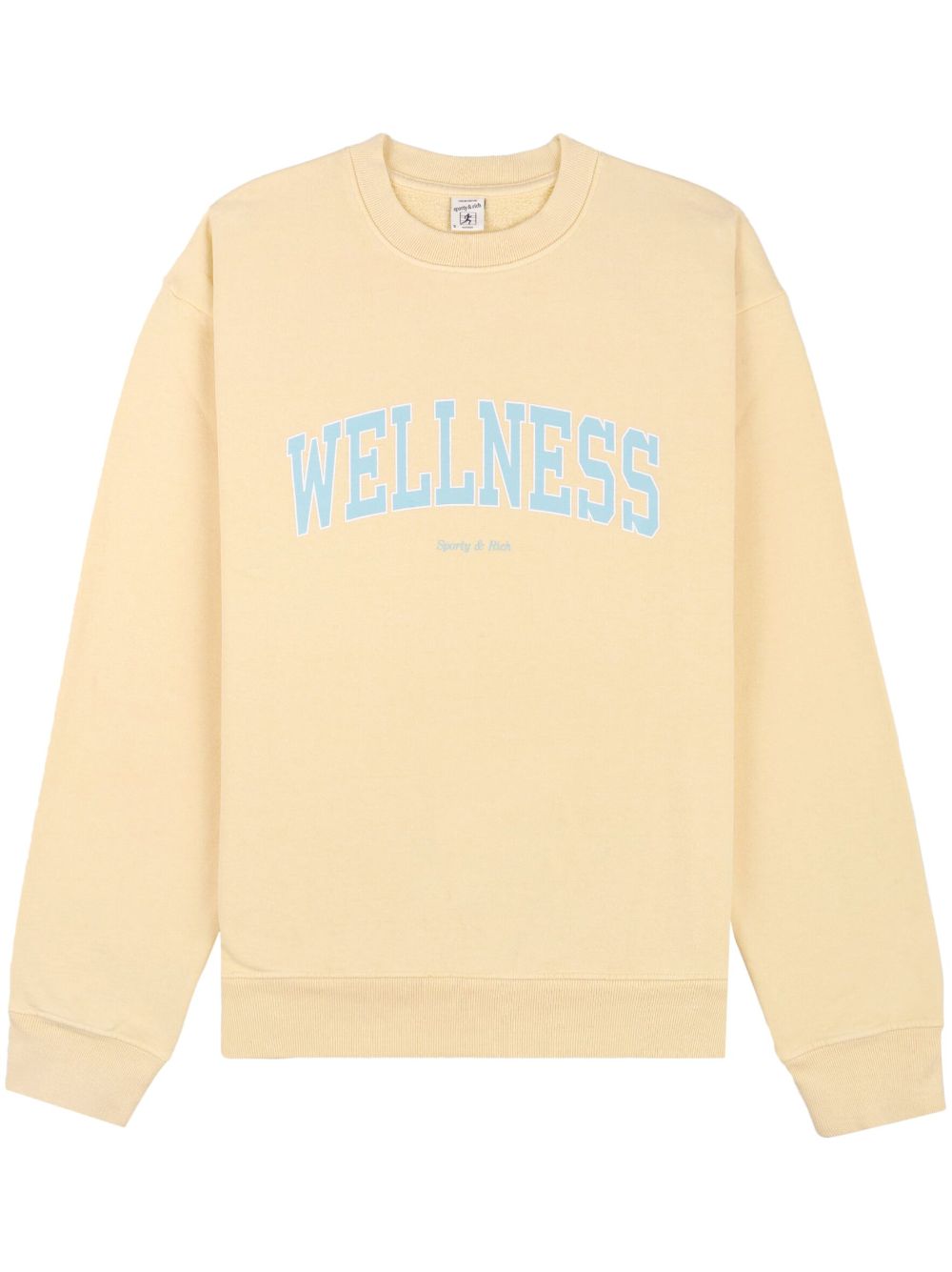 sweat-shirt à slogan imprimé