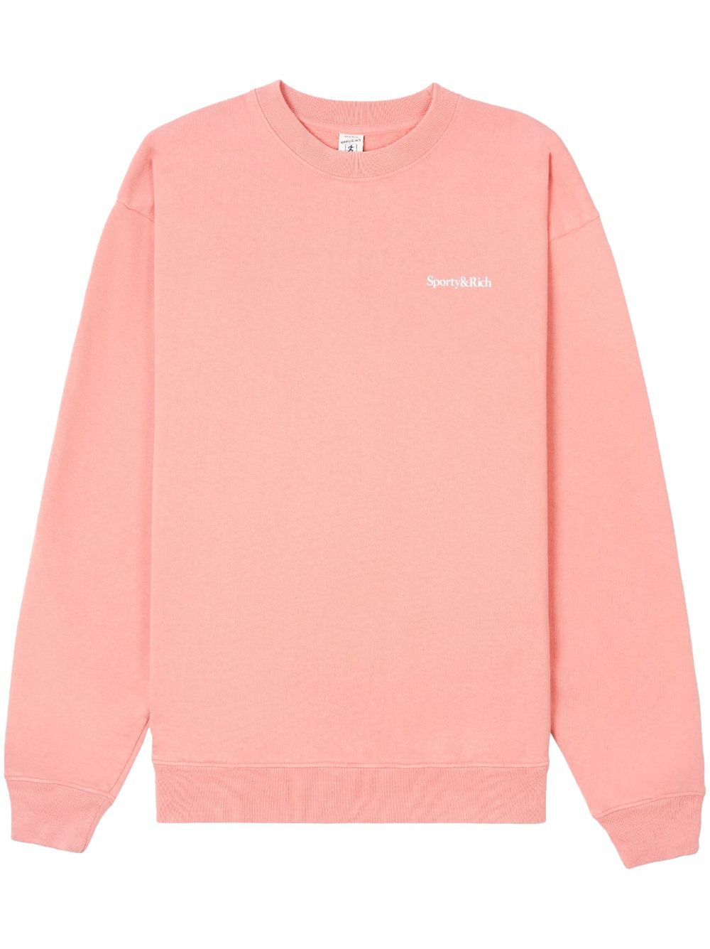 sweat-shirt ras du cou avec logo imprimé
