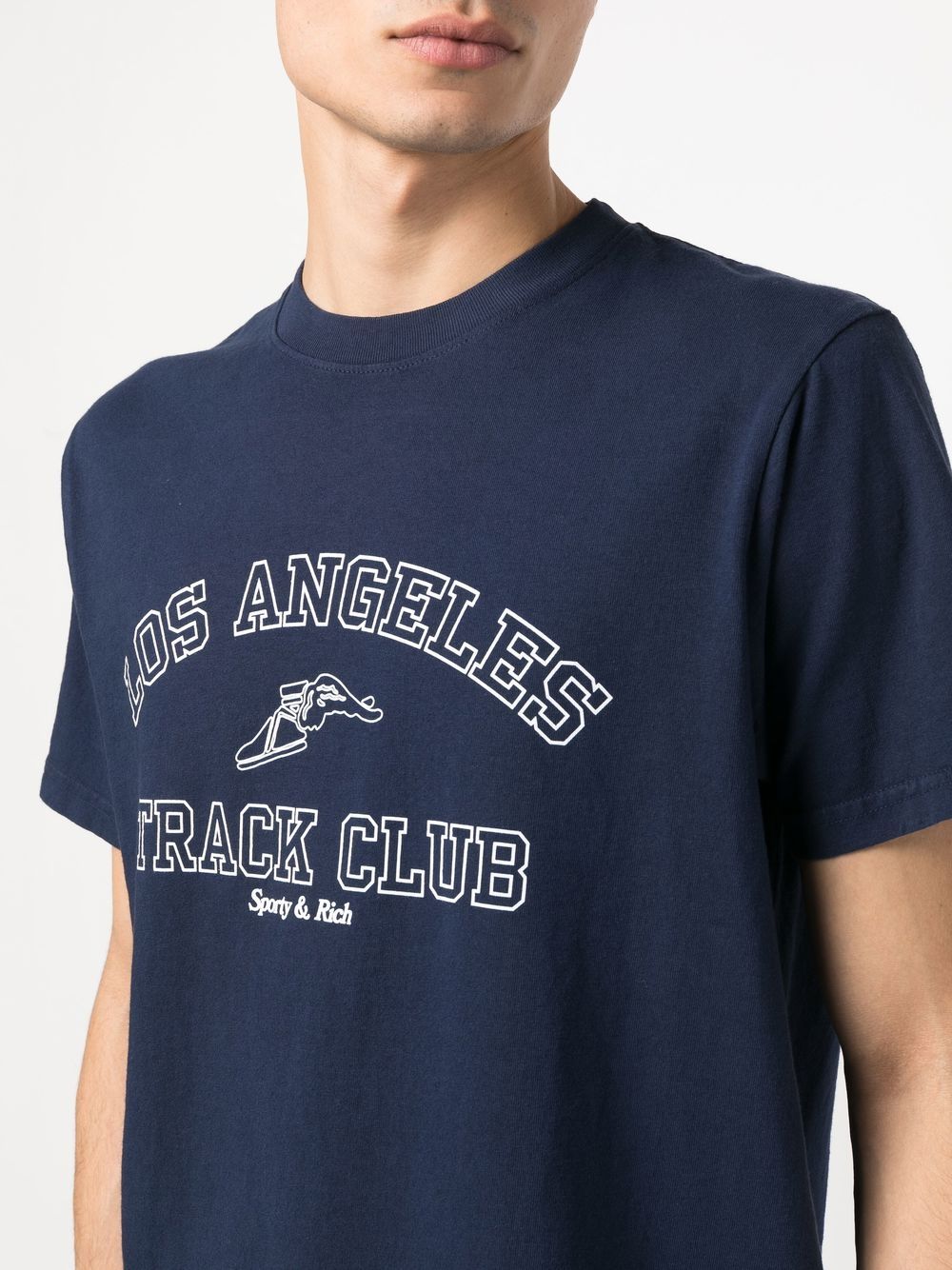 T-shirt à imprimé graphique Track Club