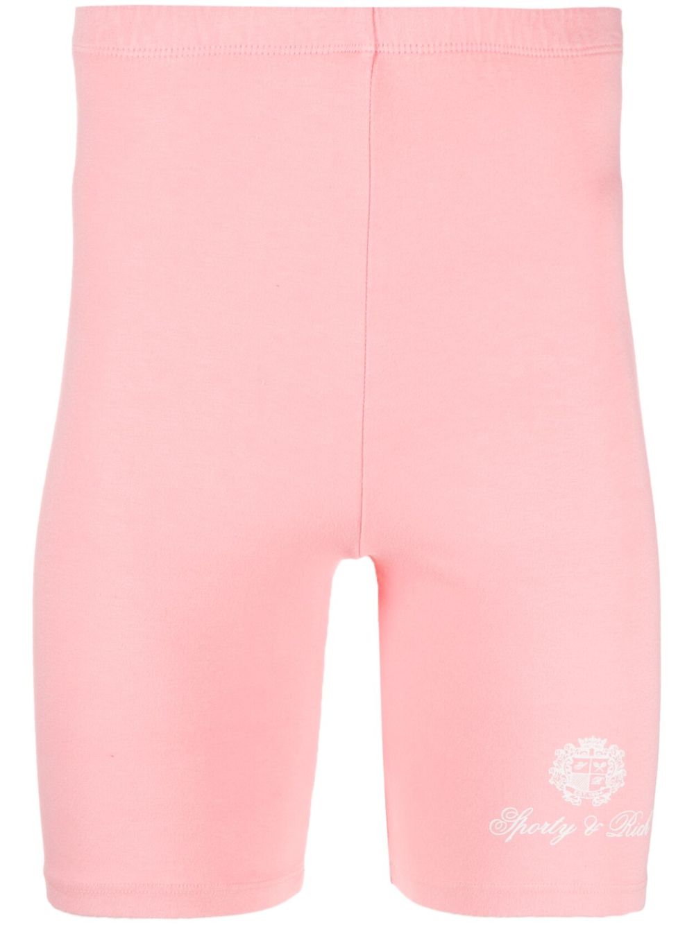 logo-print cycling shorts