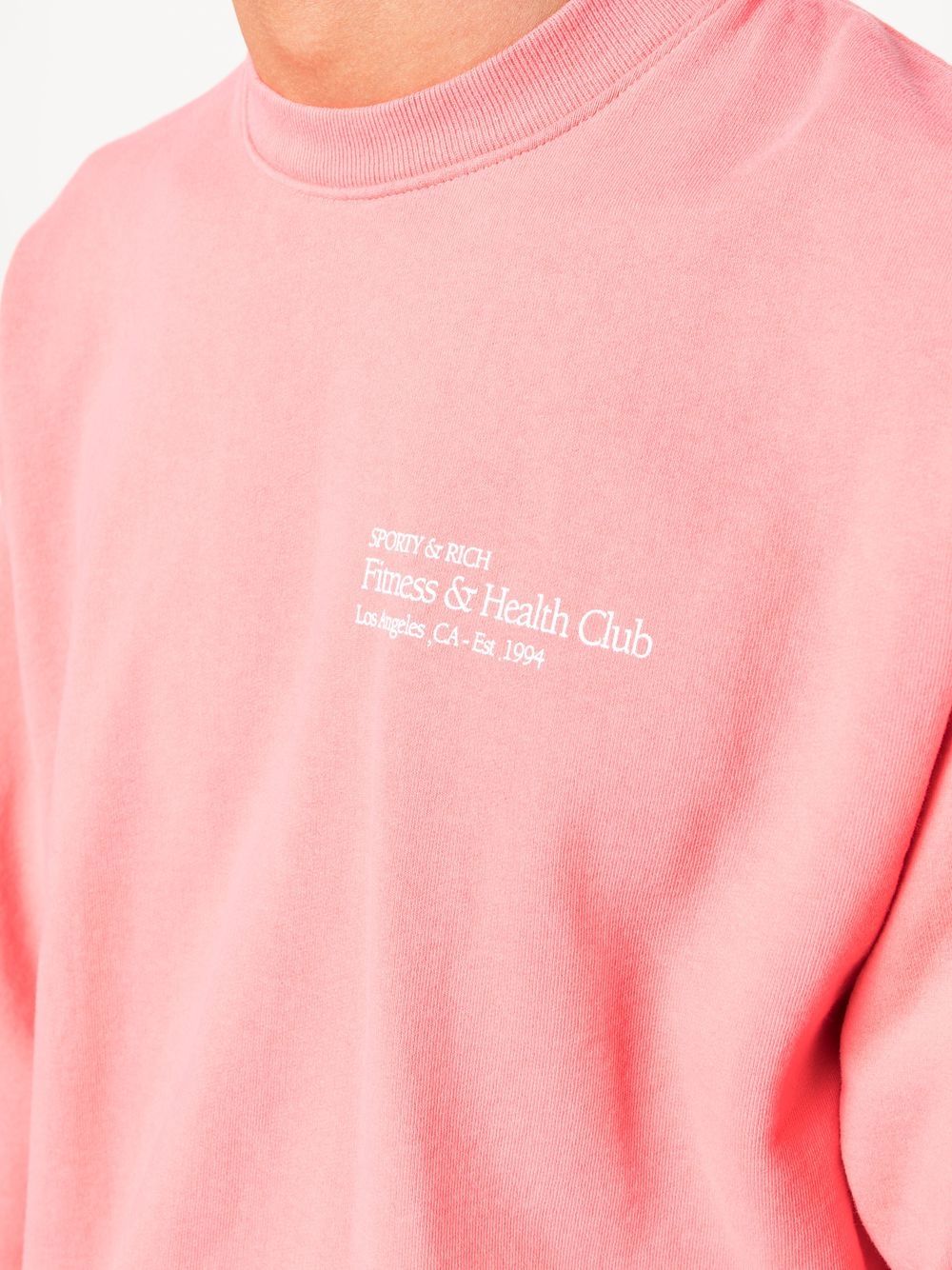 Sweat-shirt ras du cou Fitness & Health Club