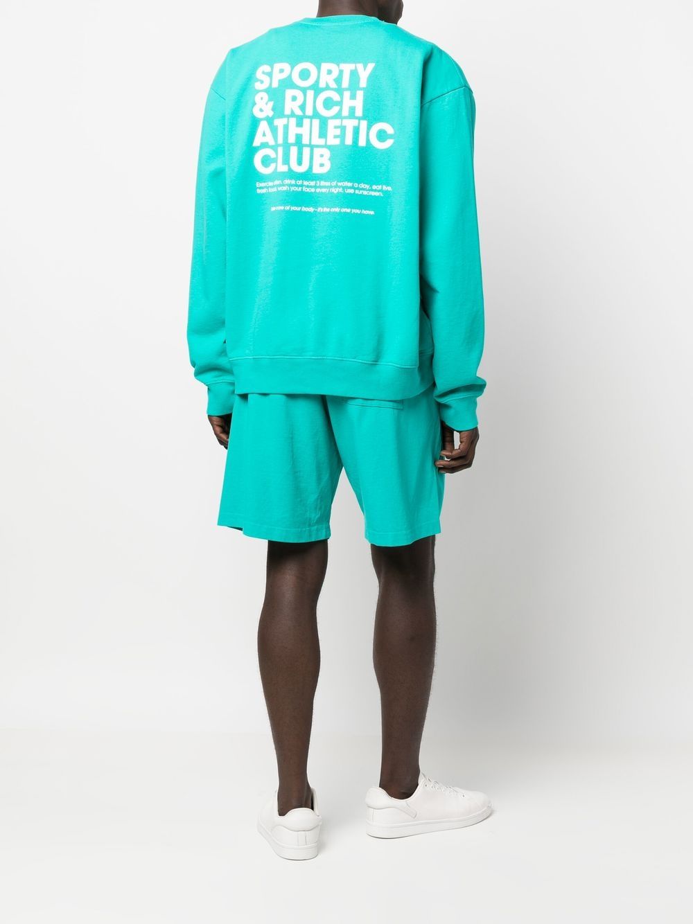 sweat-shirt avec logo imprimé