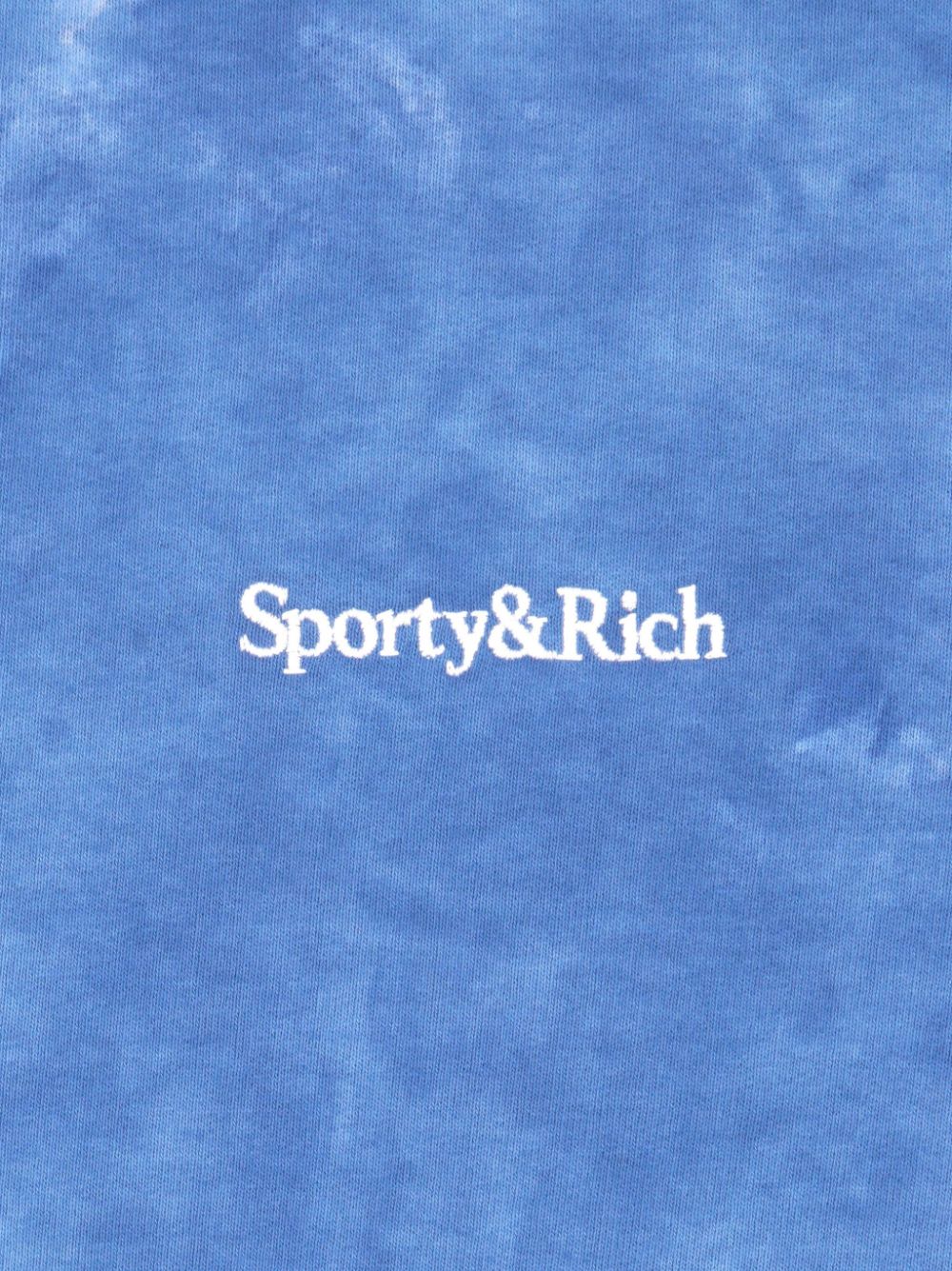 logo-embroidered cotton track shorts