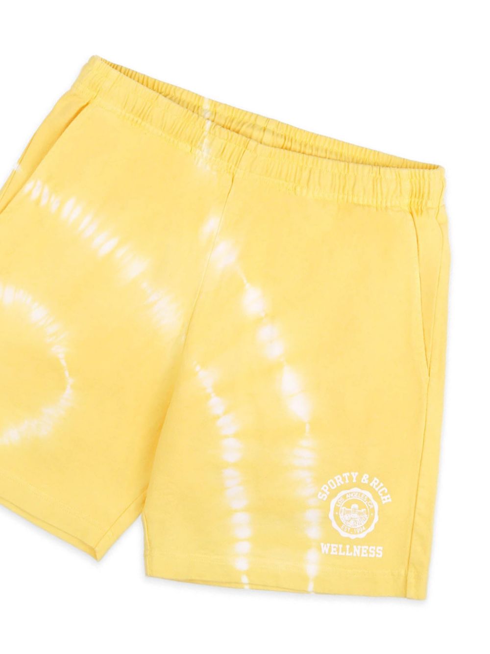 Emblem cotton track shorts