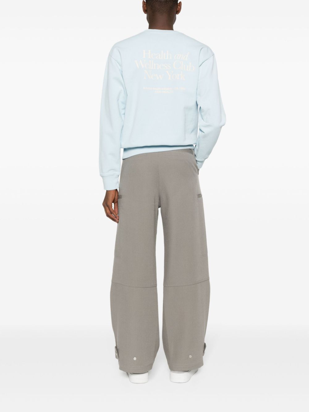 logo-embroidered cotton sweatshirt