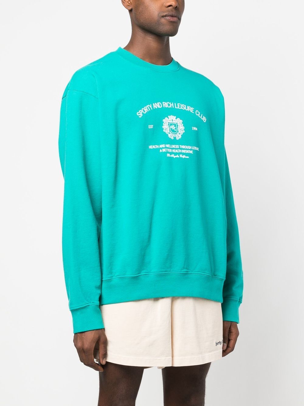 sweat-shirt avec détail imprimé logo