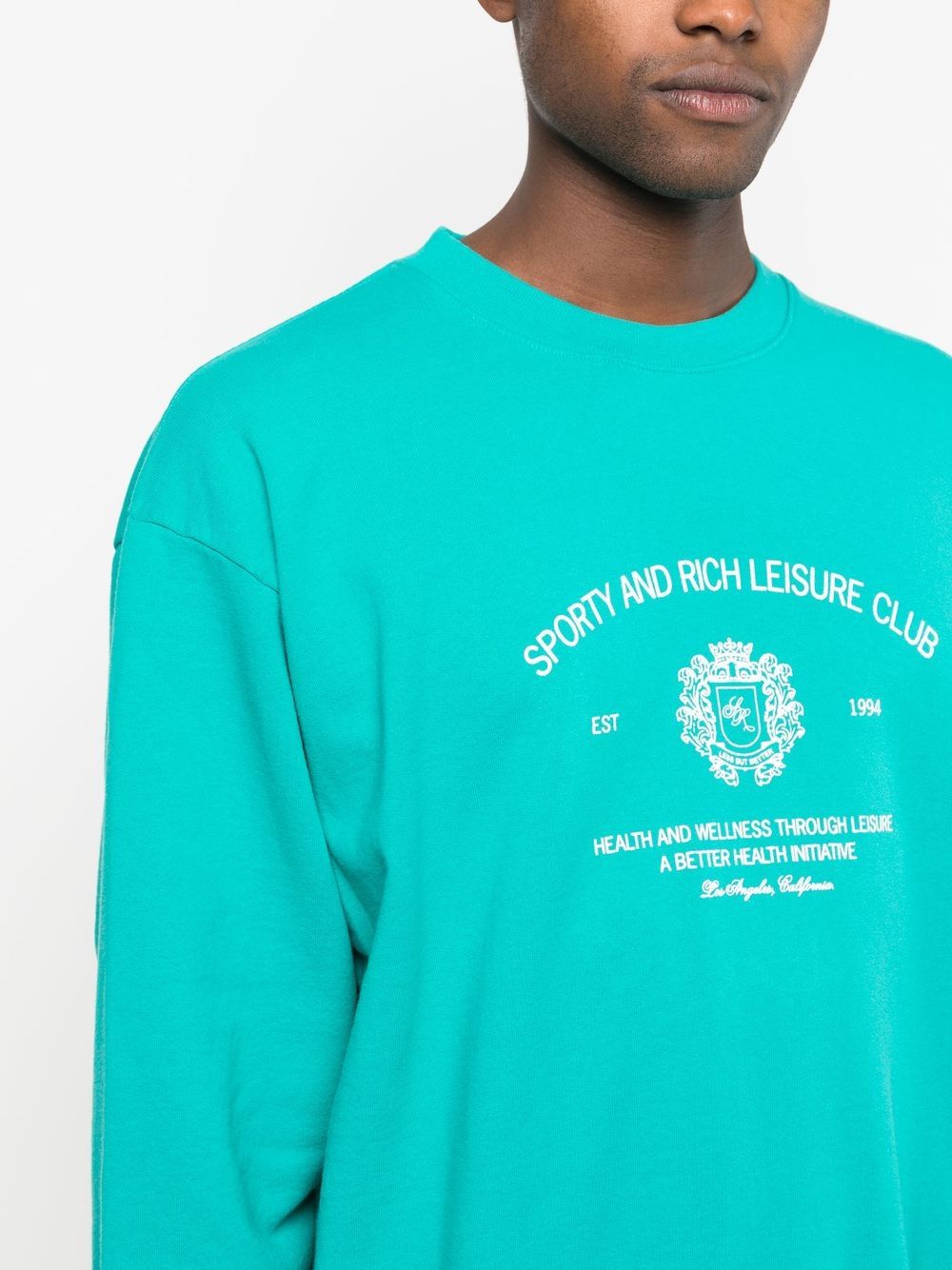sweat-shirt avec détail imprimé logo