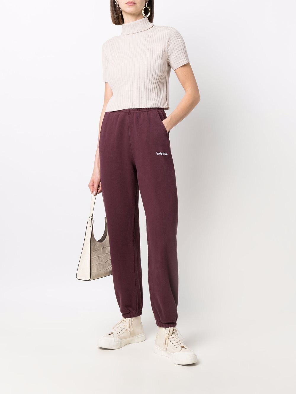 embroidered logo sweatpants