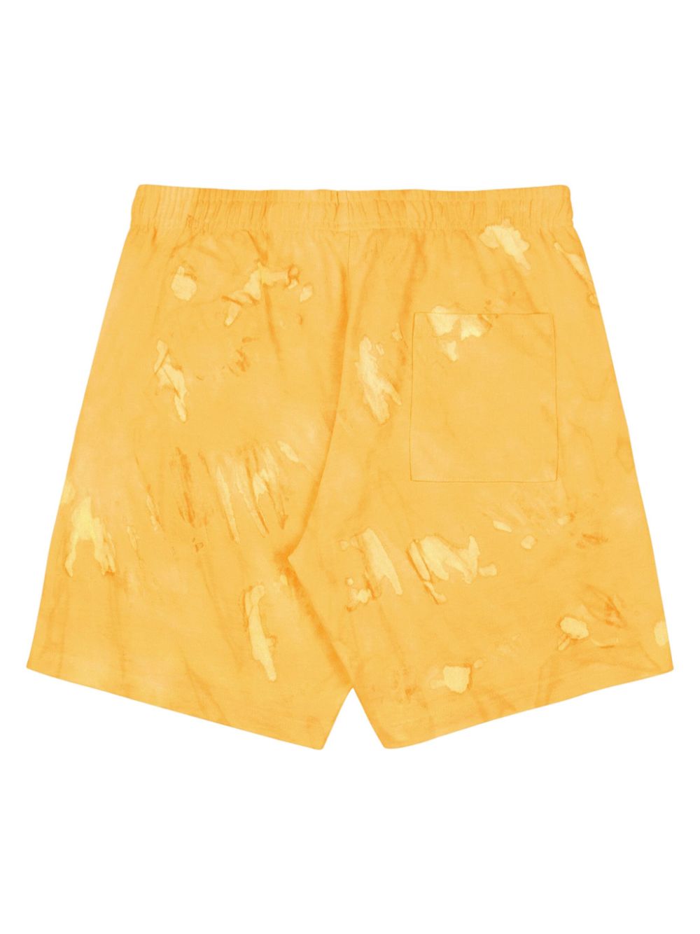 logo-embroidered cotton track shorts