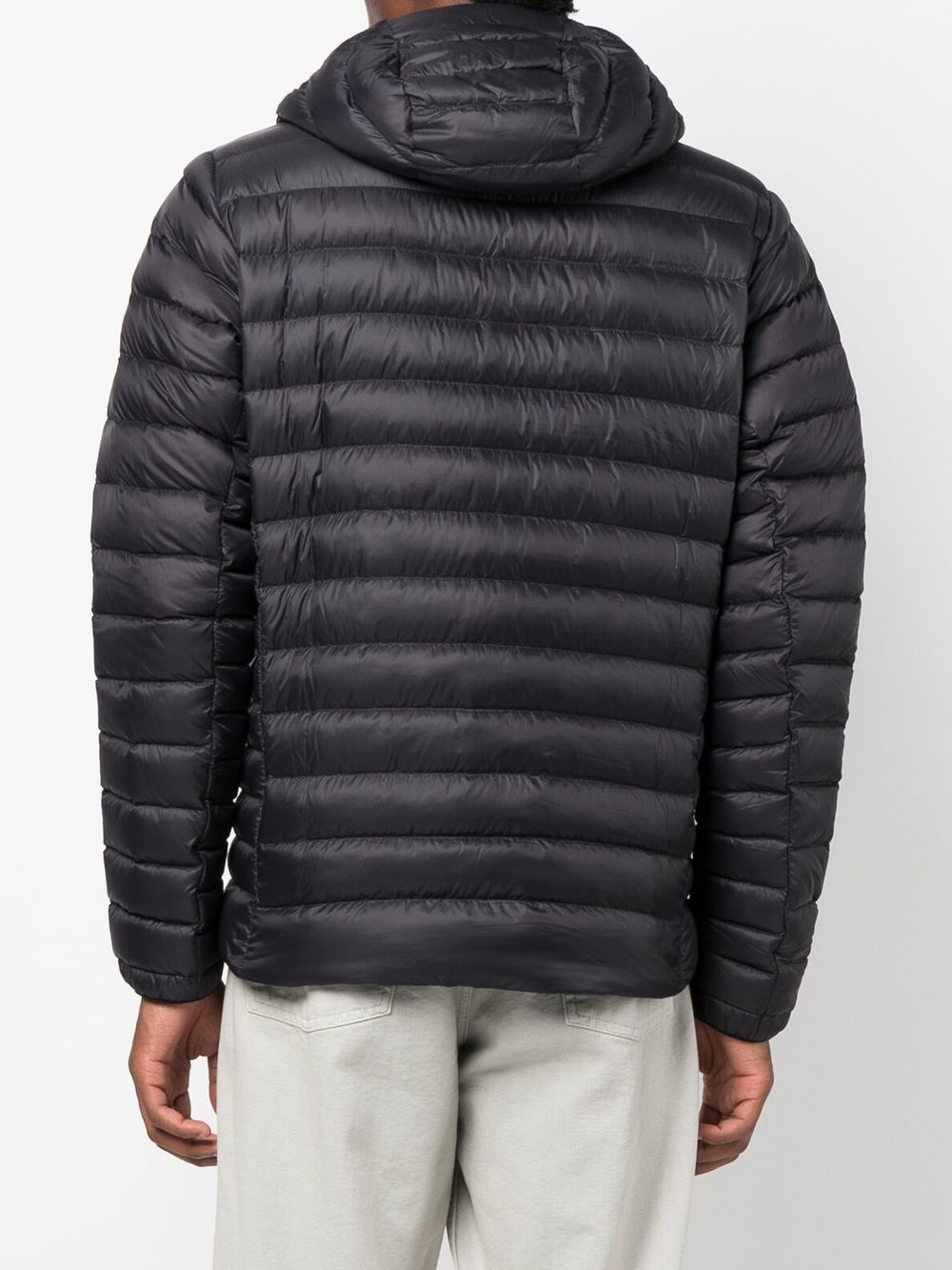 logo-patch padded down jacket