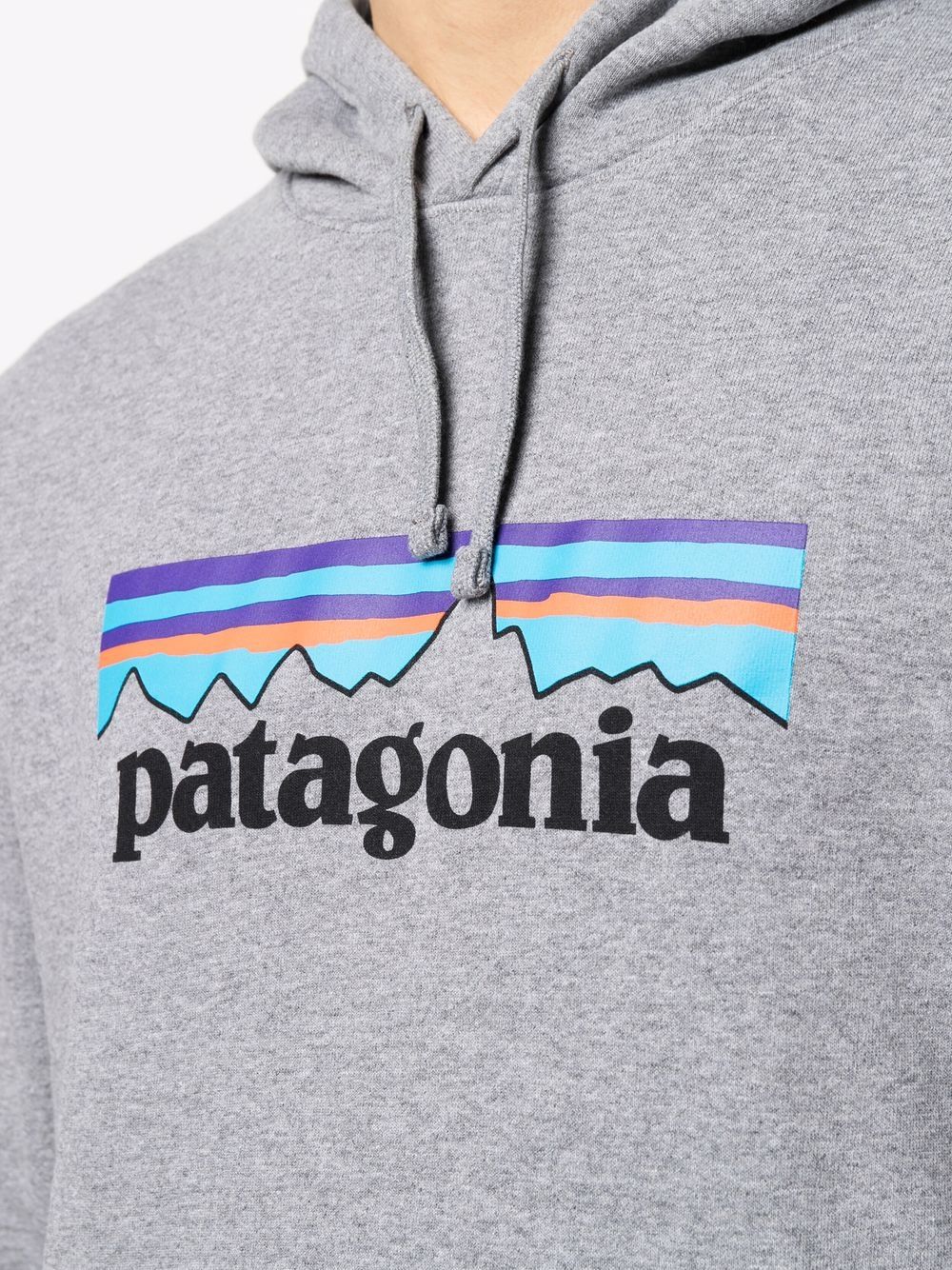 recycled logo-print hoodie