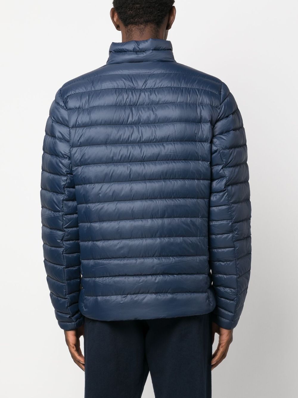 logo-patch feather-down jacket