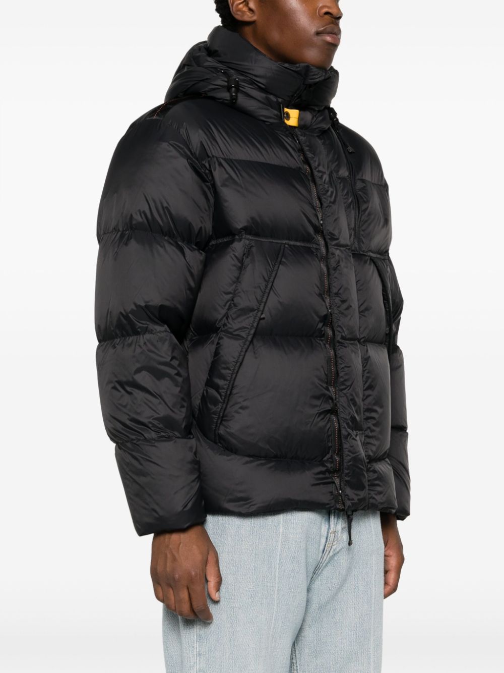 logo-patch padded jacket