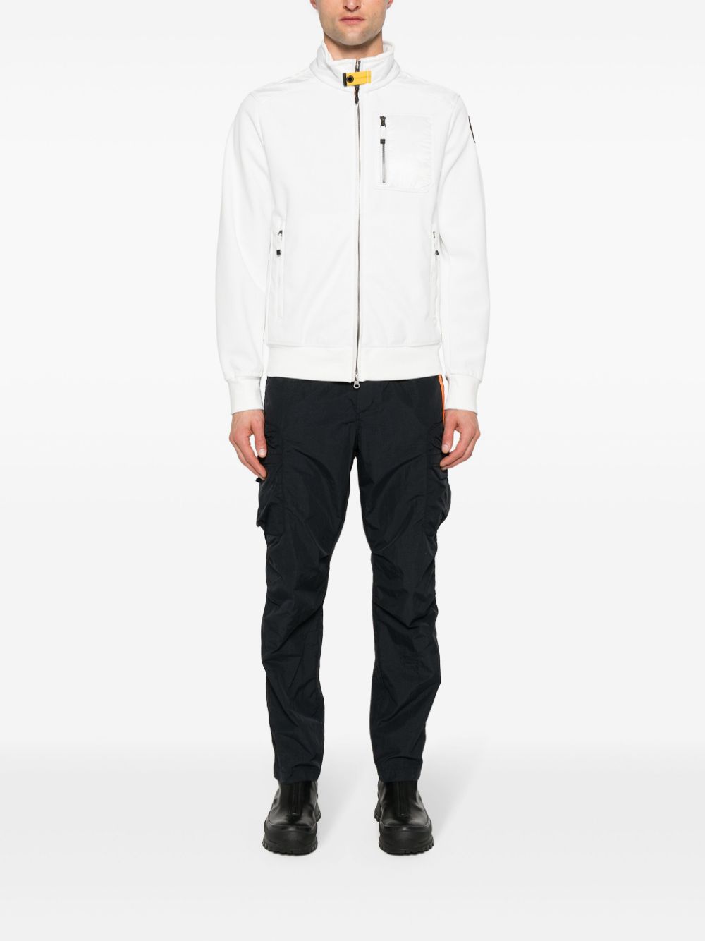 London logo-patch padded jacket